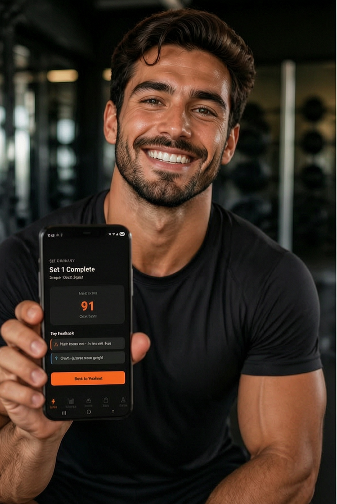 Athlete training with RYZR